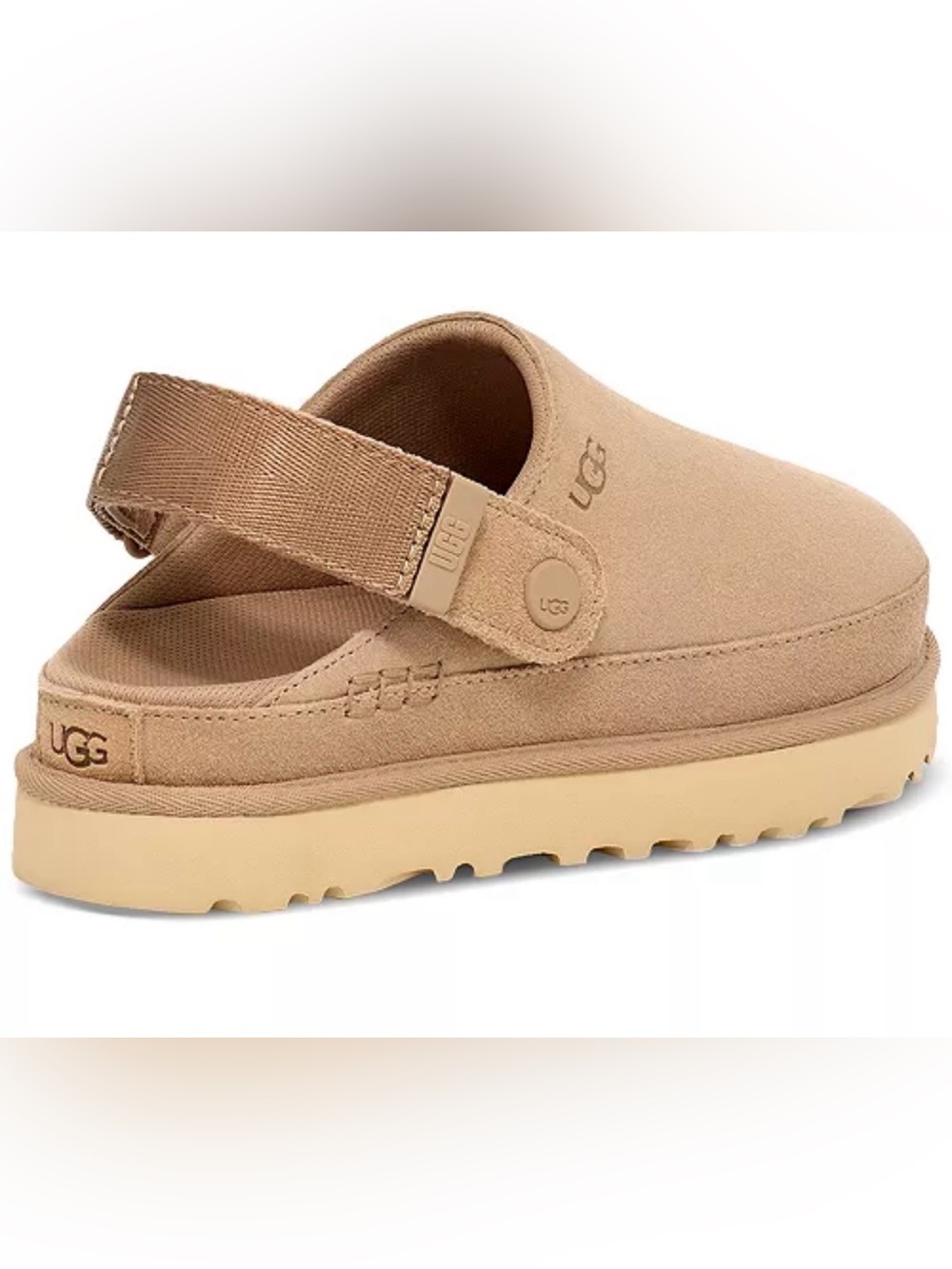 UGG Strap Slip-On Clog in Chestnut. NWOT